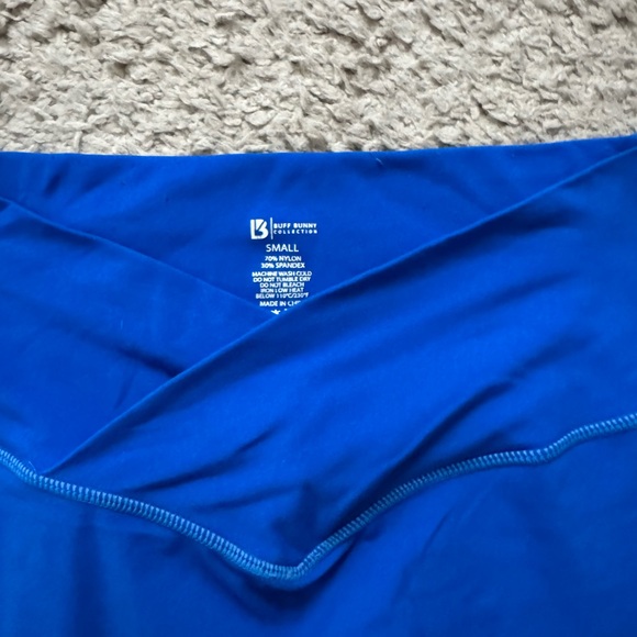 BuffBunny Siren Vibrant Blue Leggings Discontinued Size Small Limited Edition - Picture 4 of 6
